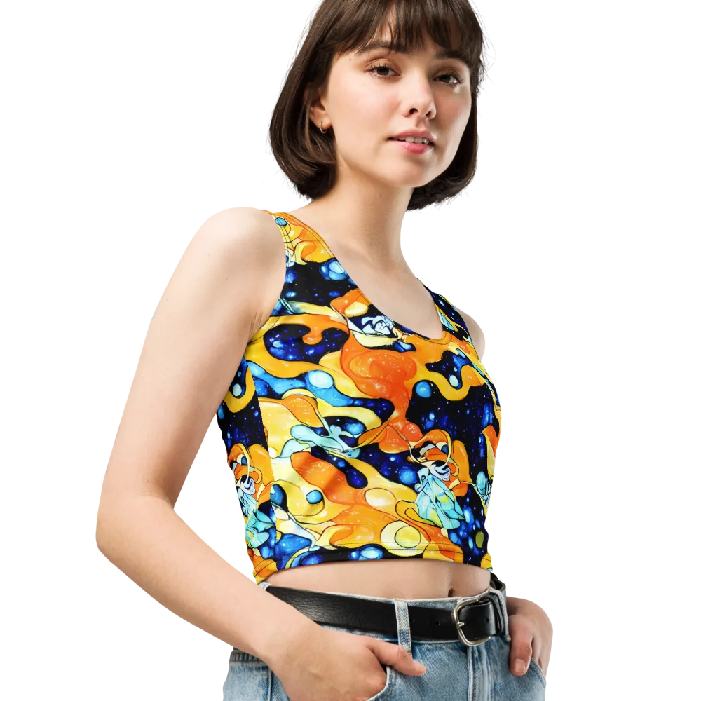 Starlight Melt on Crop Top — Right Front
