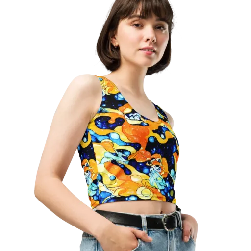 Starlight Melt on a Crop Top