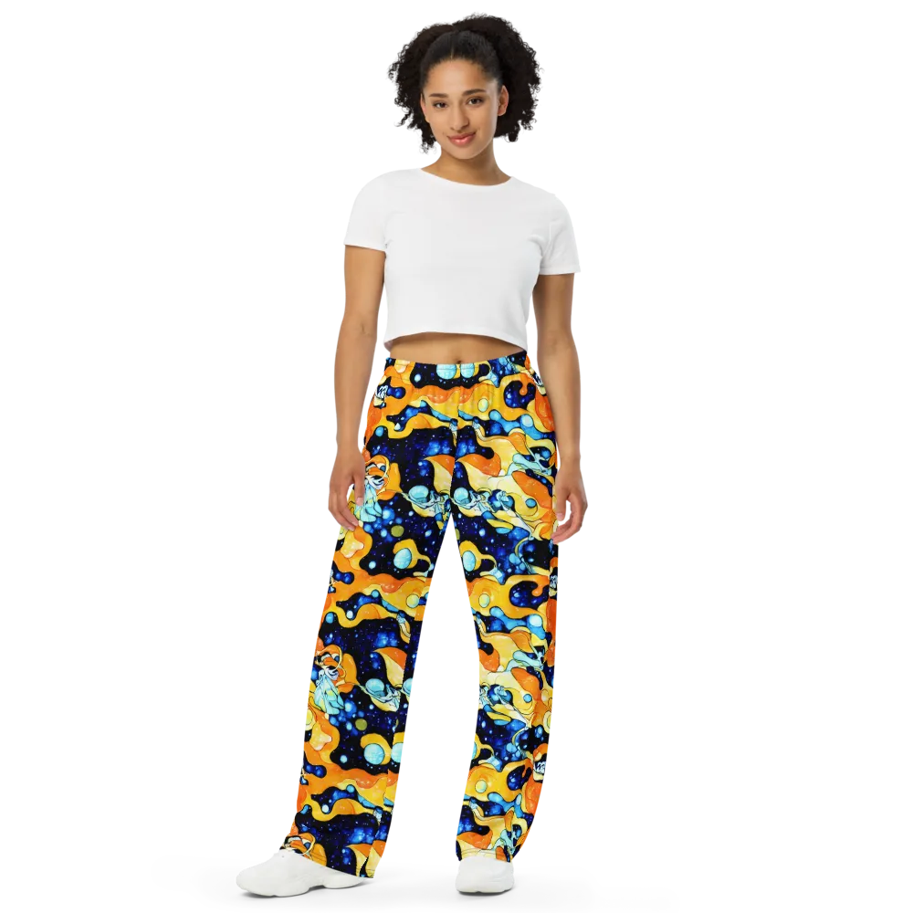Starlight Melt on Wide-Leg Pants — Front