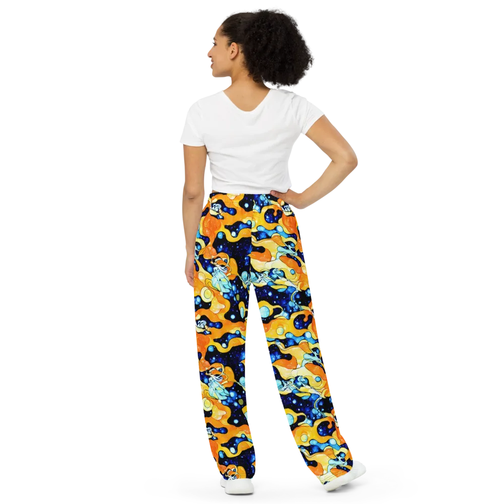 Starlight Melt on Wide-Leg Pants — Back