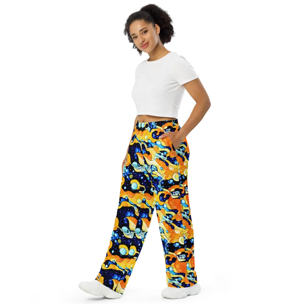 Starlight Melt on Wide-Leg Pants — Left Front
