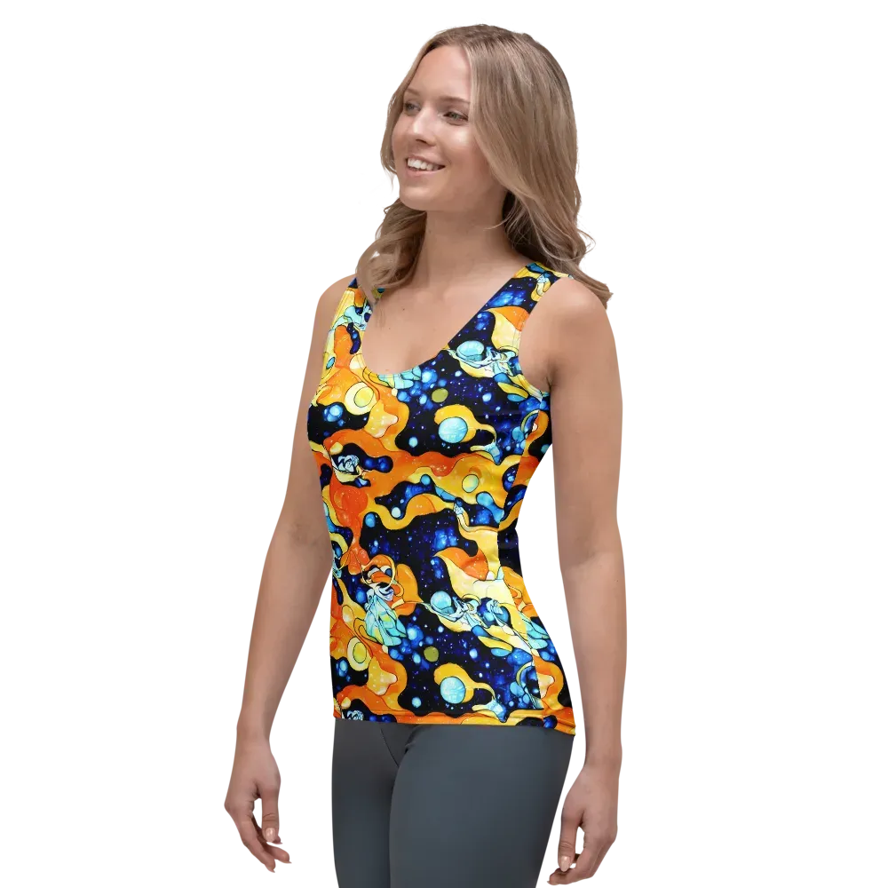 Starlight Melt on Women's Tank Top — Left Front