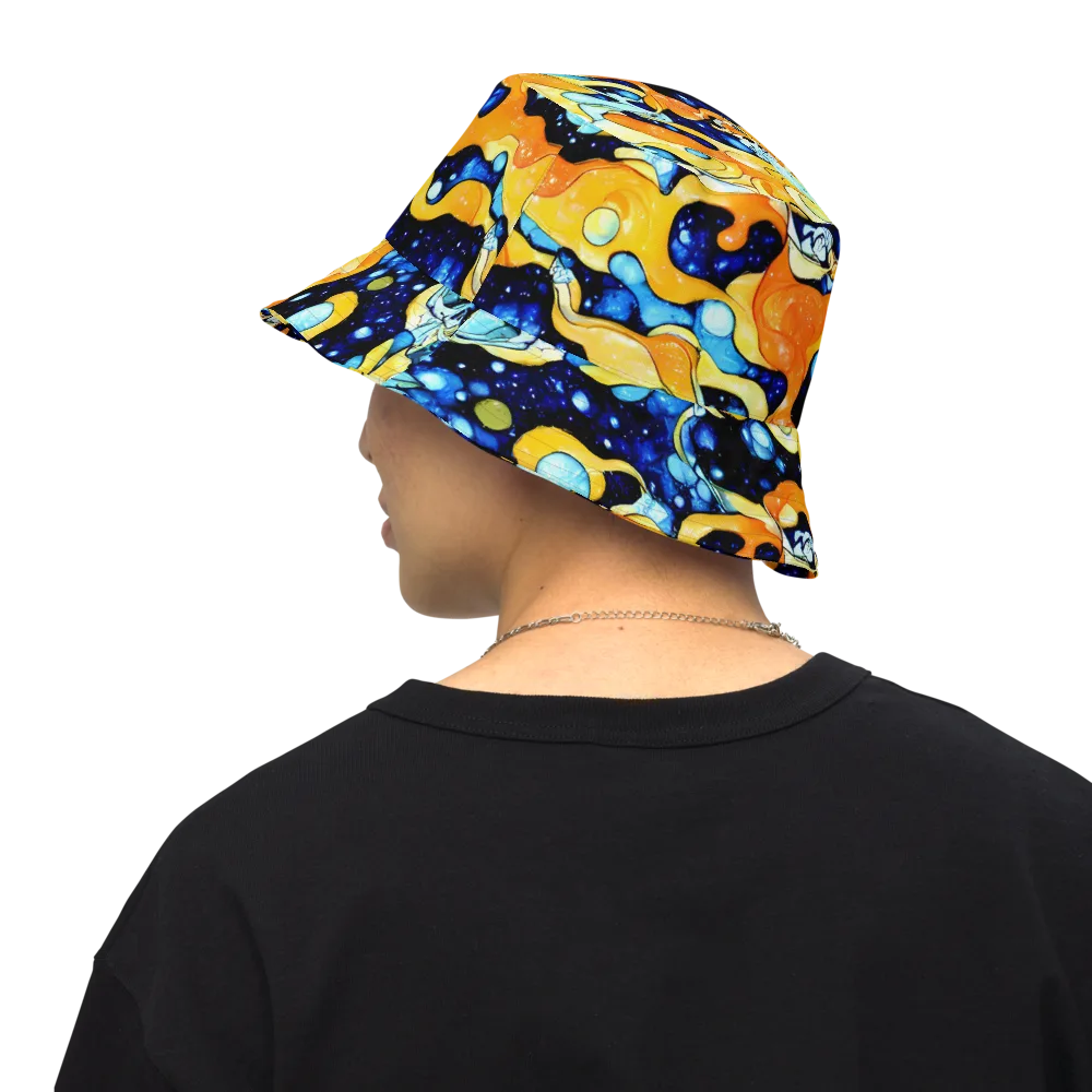 Starlight Melt on Reversible Bucket Hat — Back Inside
