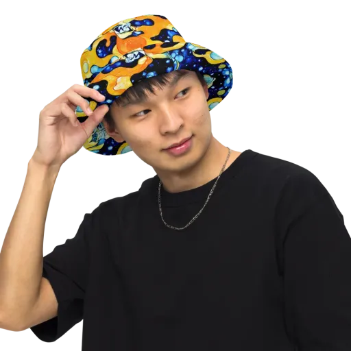 Starlight Melt on a Reversible Bucket Hat
