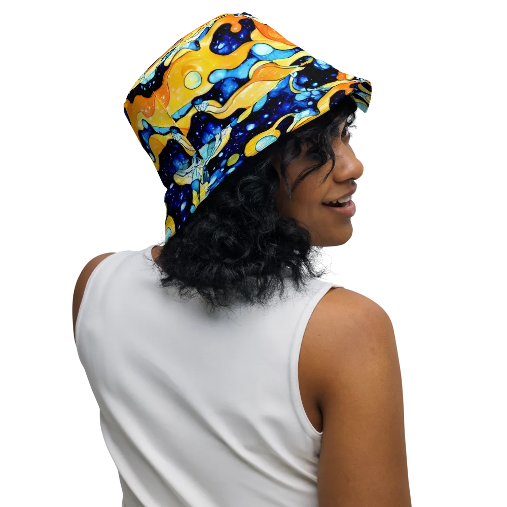 Starlight Melt on Reversible Bucket Hat — Right Outside