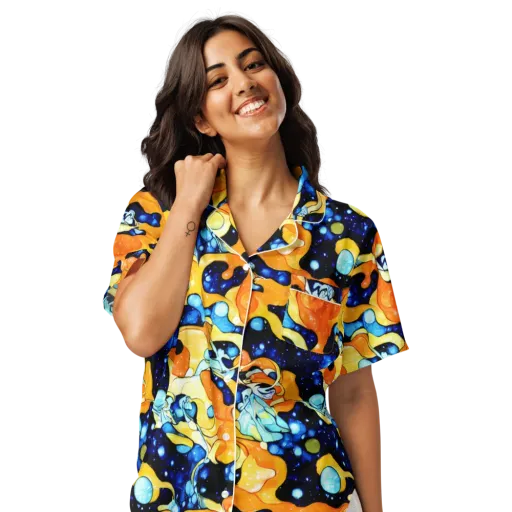 Starlight Melt on a Women's Short Sleeve Pajama Top