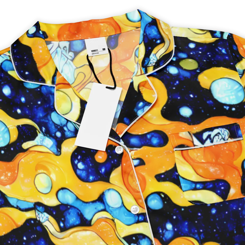 Starlight Melt on Women's Short Sleeve Pajama Top — Product details