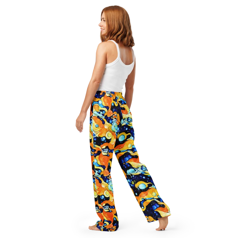Starlight Melt on Women's Pajama Pants — Back