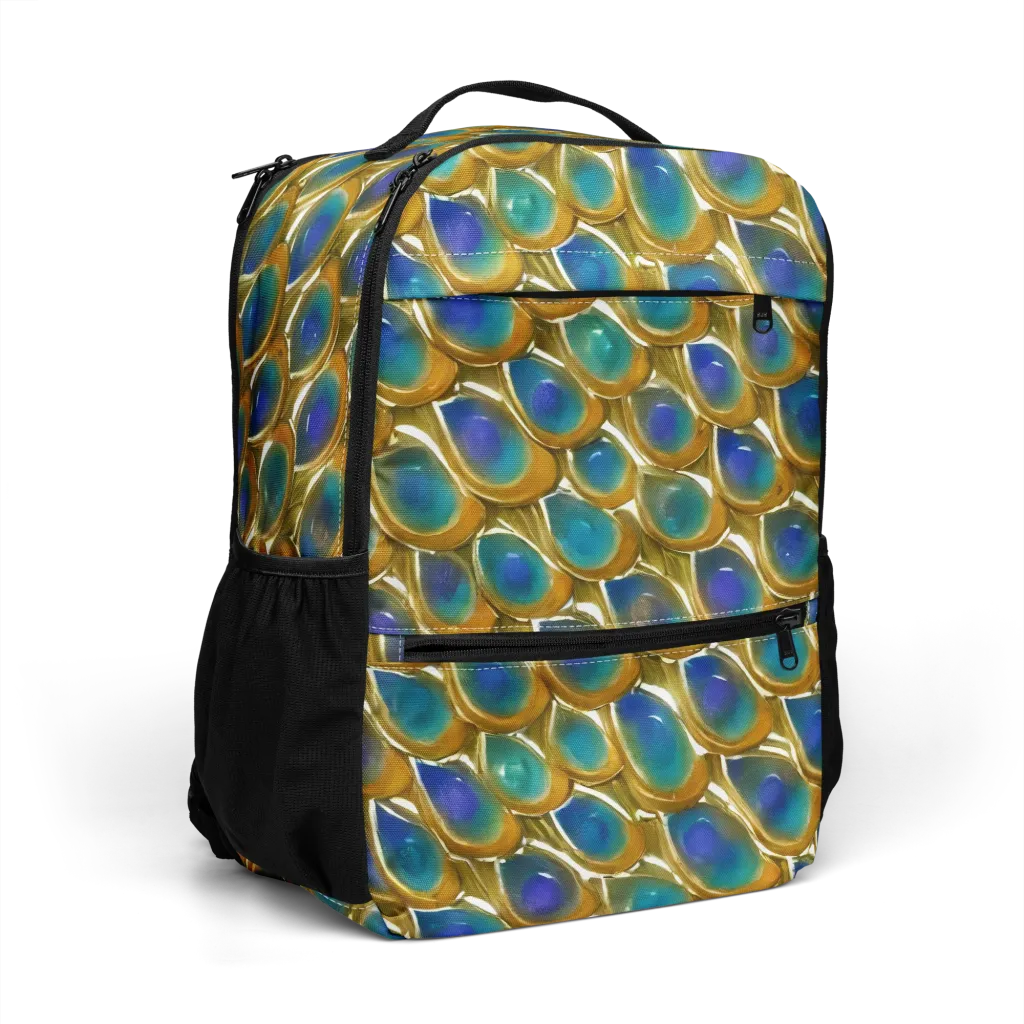 Peacock Voltage on Utility Backpack — Right Front
