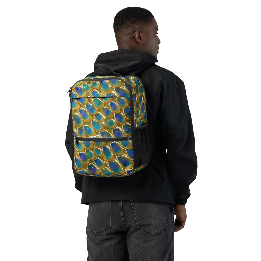 Peacock Voltage on Utility Backpack — Back