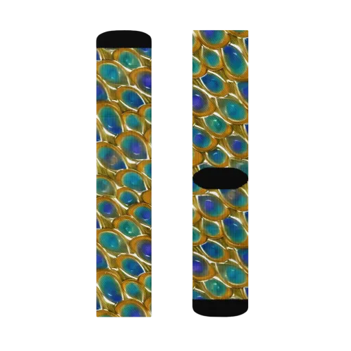 Peacock Voltage on a Socks