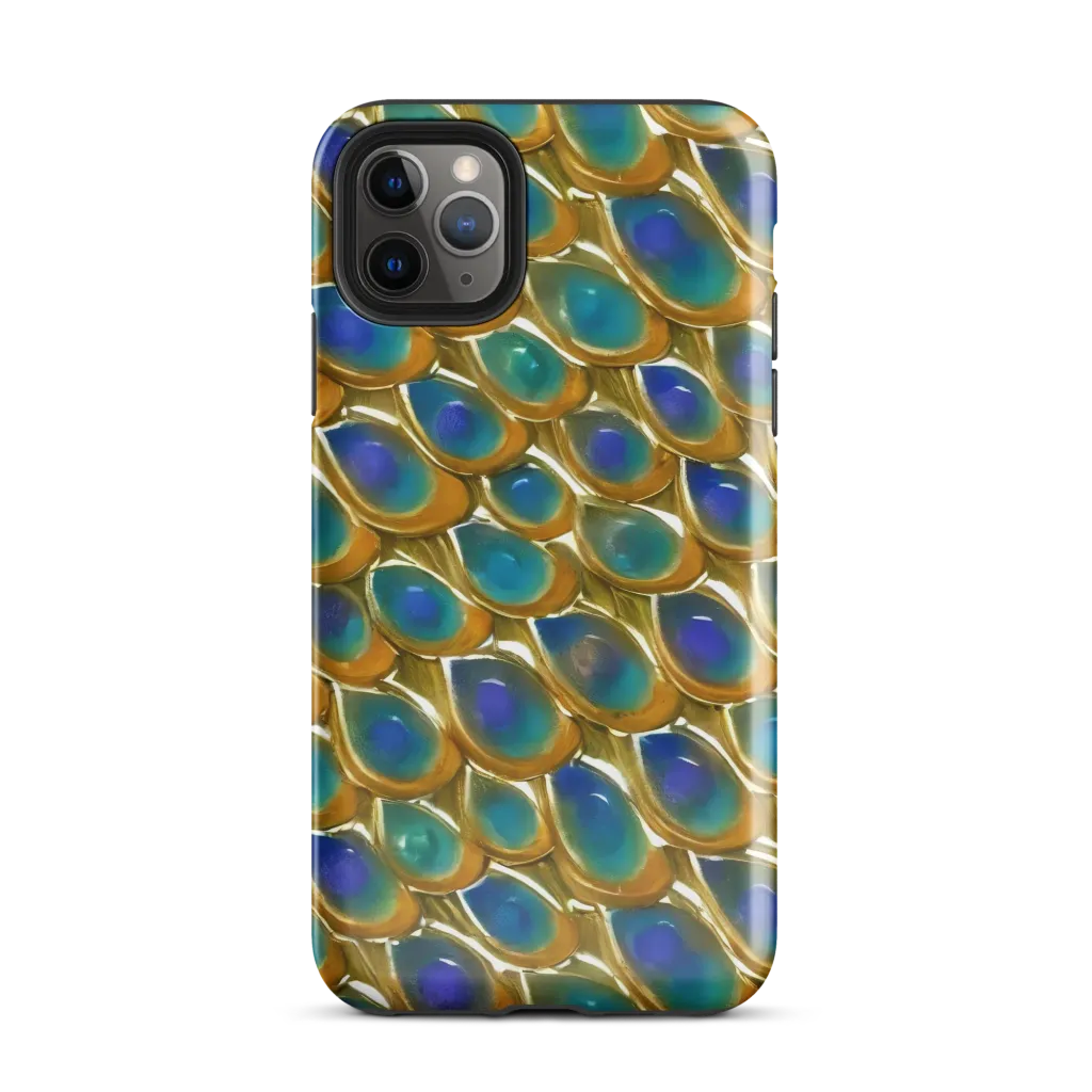 Peacock Voltage on Tough Case for iPhone® — Front