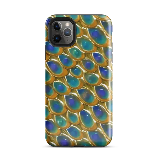 Peacock Voltage on a Tough Case for iPhone®