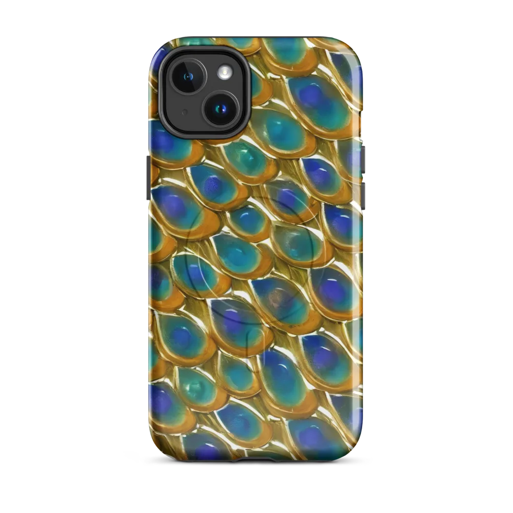 Peacock Voltage on MagSafe Tough Case for iPhone® — Front