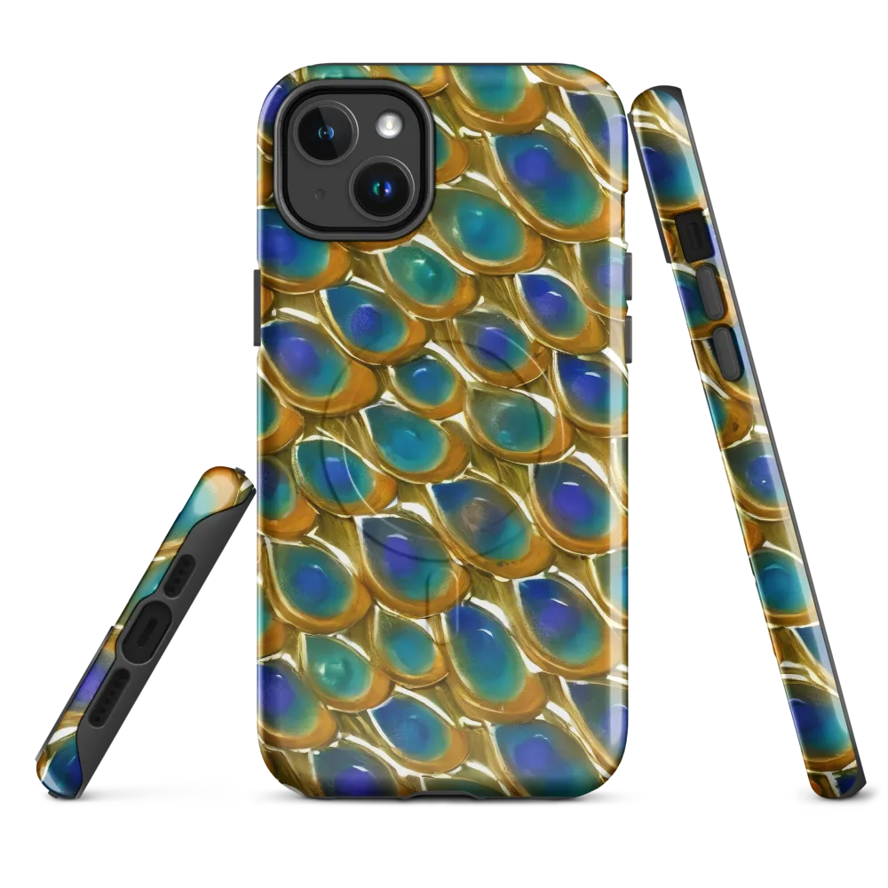 Peacock Voltage on MagSafe Tough Case for iPhone® — Front