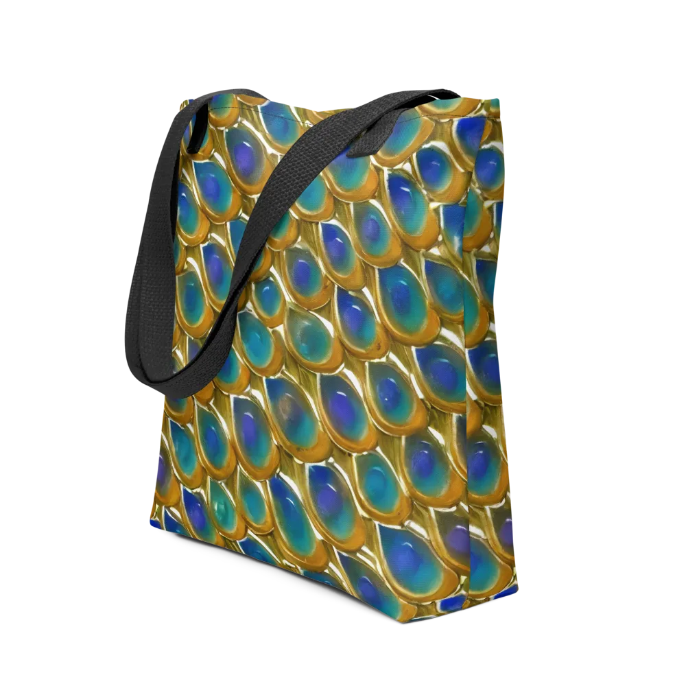 Peacock Voltage on Tote Bag — Front