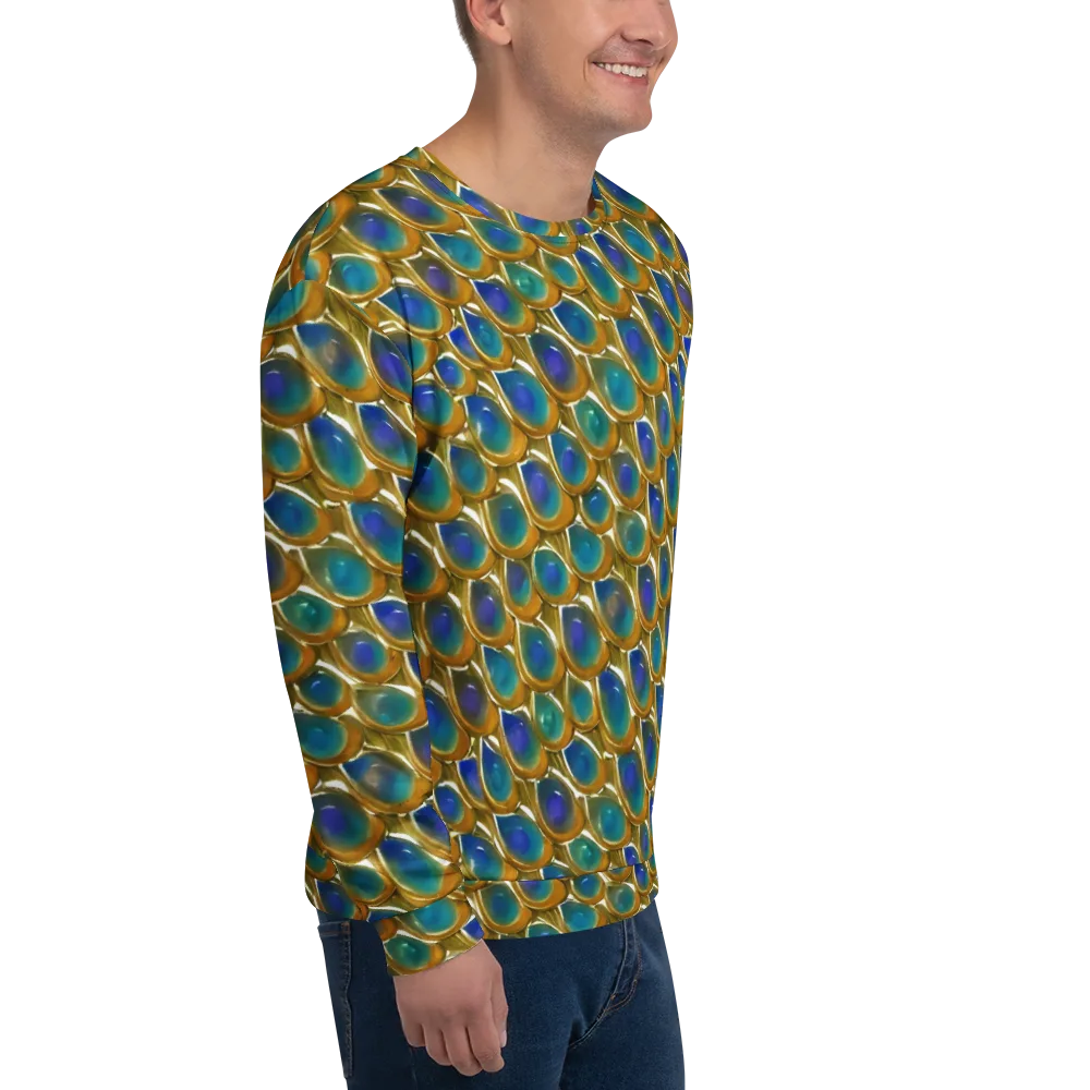 Peacock Voltage on Sweatshirt — Right Front