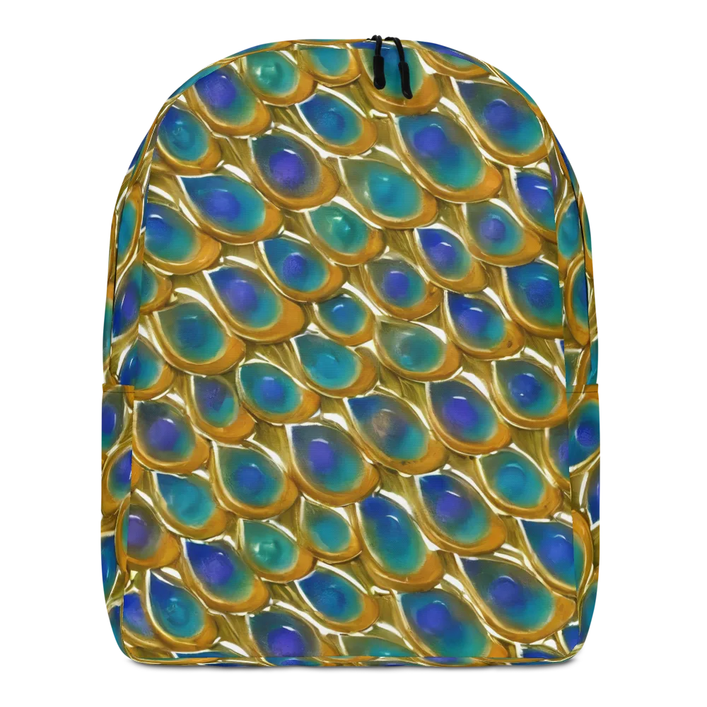Peacock Voltage on Minimalist Backpack — Front