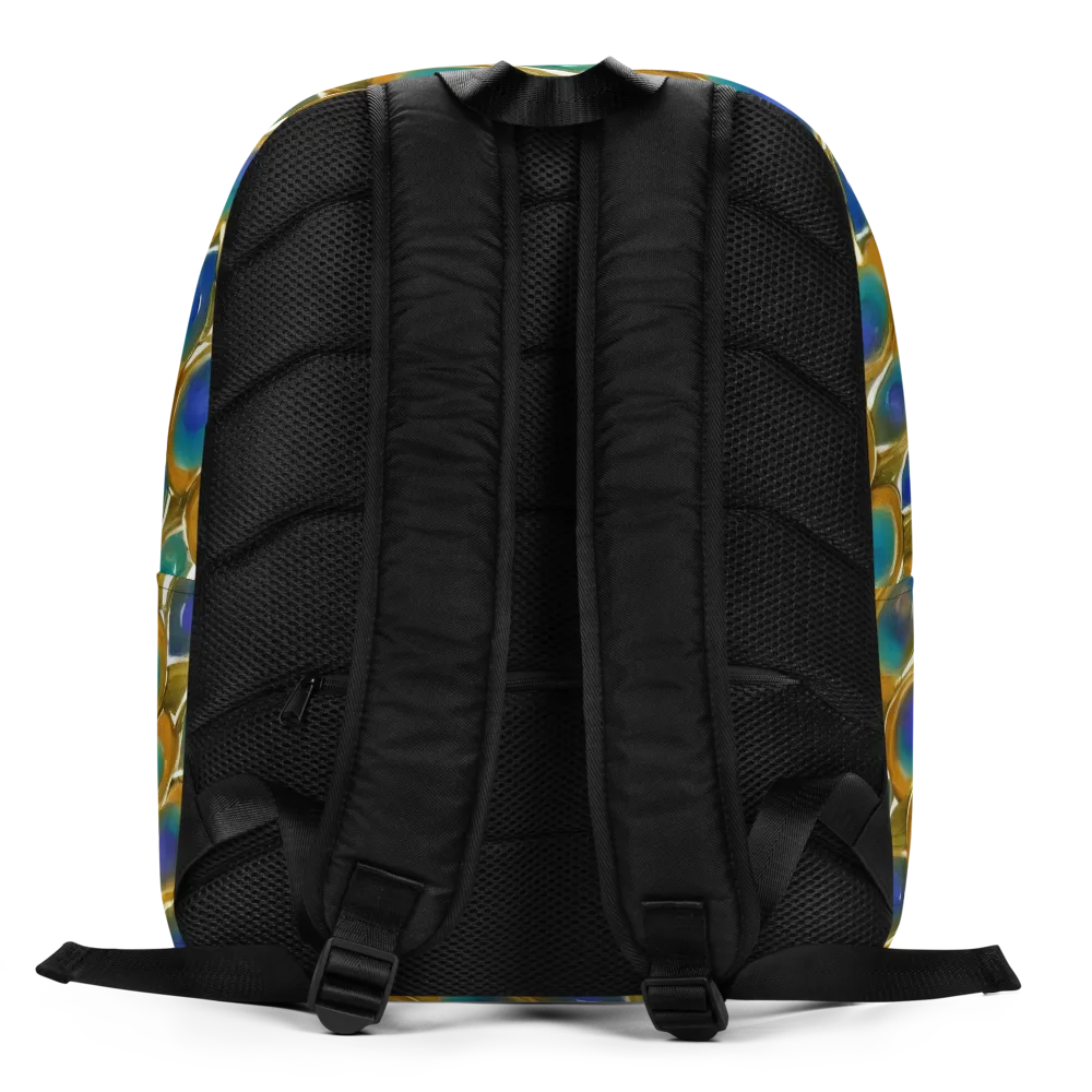 Peacock Voltage on Minimalist Backpack — Back