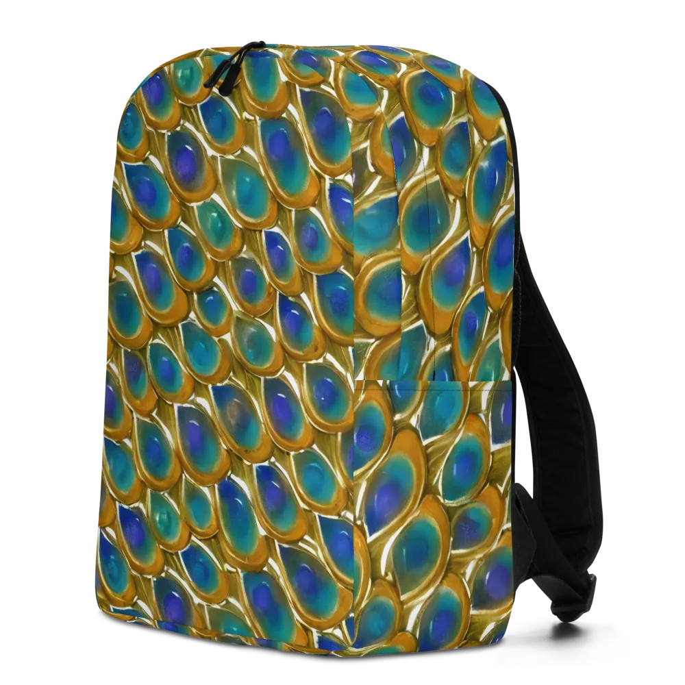 Peacock Voltage on Minimalist Backpack — Left