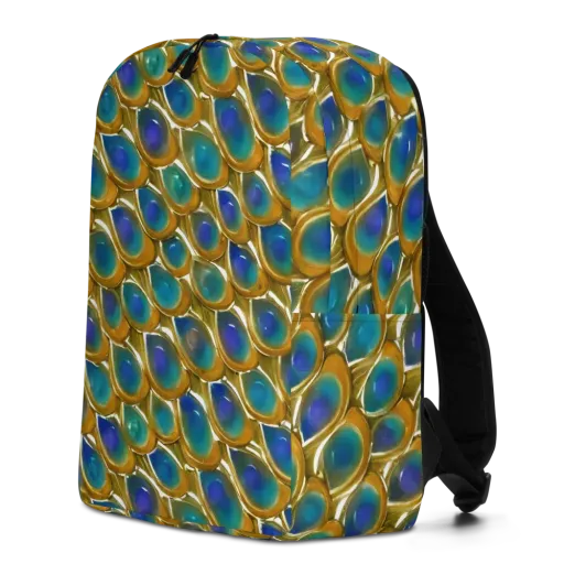 Peacock Voltage on a Minimalist Backpack
