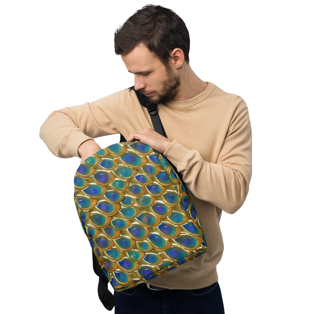 Peacock Voltage on Minimalist Backpack — Front