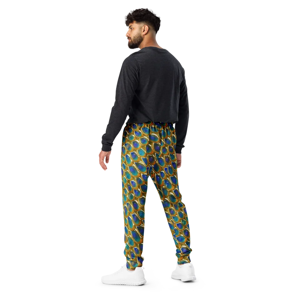 Peacock Voltage on Men's Joggers — Back