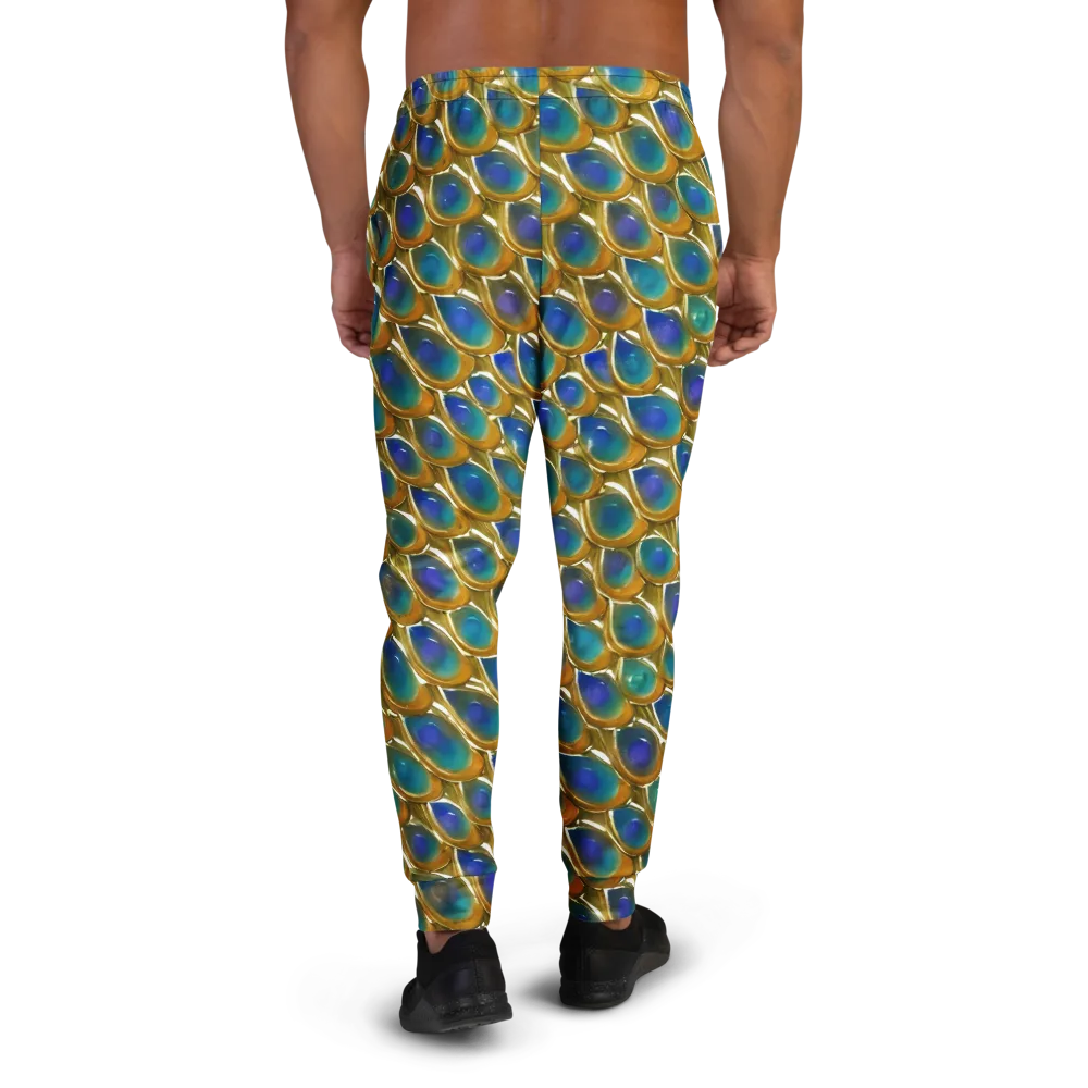 Peacock Voltage on Men's Joggers — Back