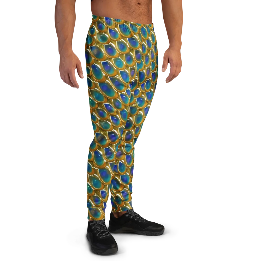 Peacock Voltage on Men's Joggers — Right