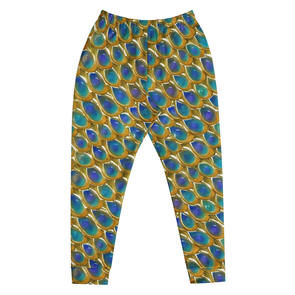 Peacock Voltage on Men's Joggers — Front
