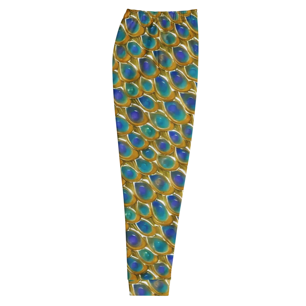 Peacock Voltage on Men's Joggers — Right