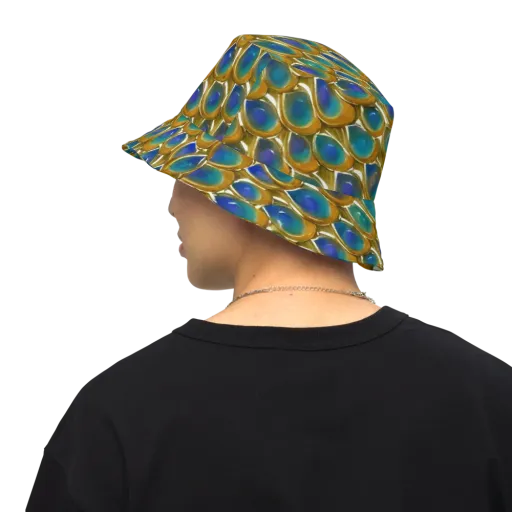 Peacock Voltage on a Reversible Bucket Hat