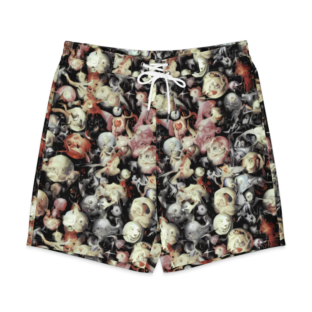 Nocturnal Oddities on Men's Board Shorts — Front
