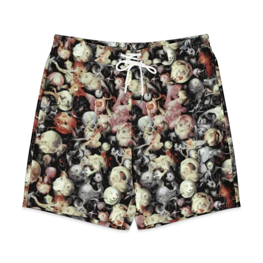 Nocturnal Oddities on a Men's Board Shorts