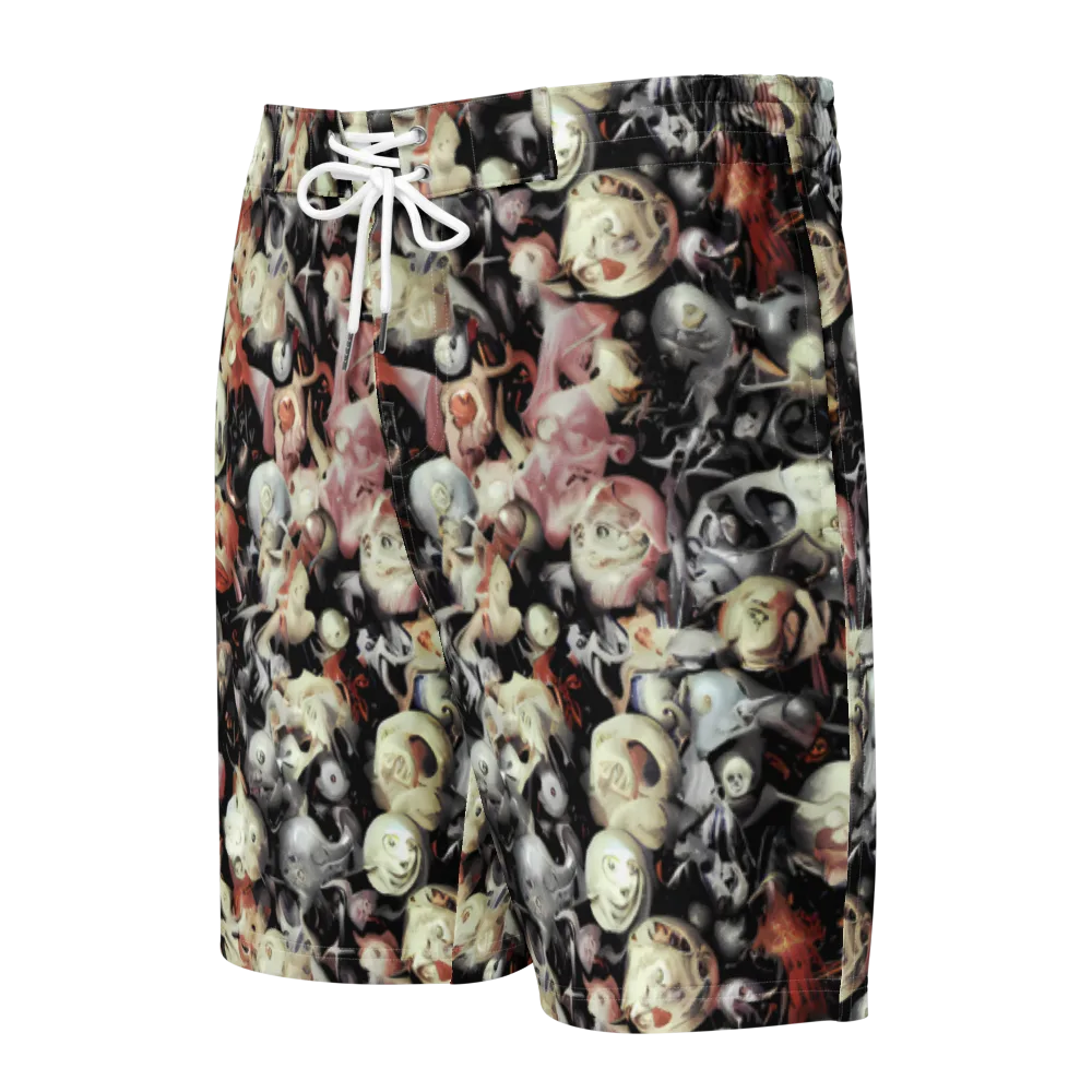 Nocturnal Oddities on Men's Board Shorts — Front