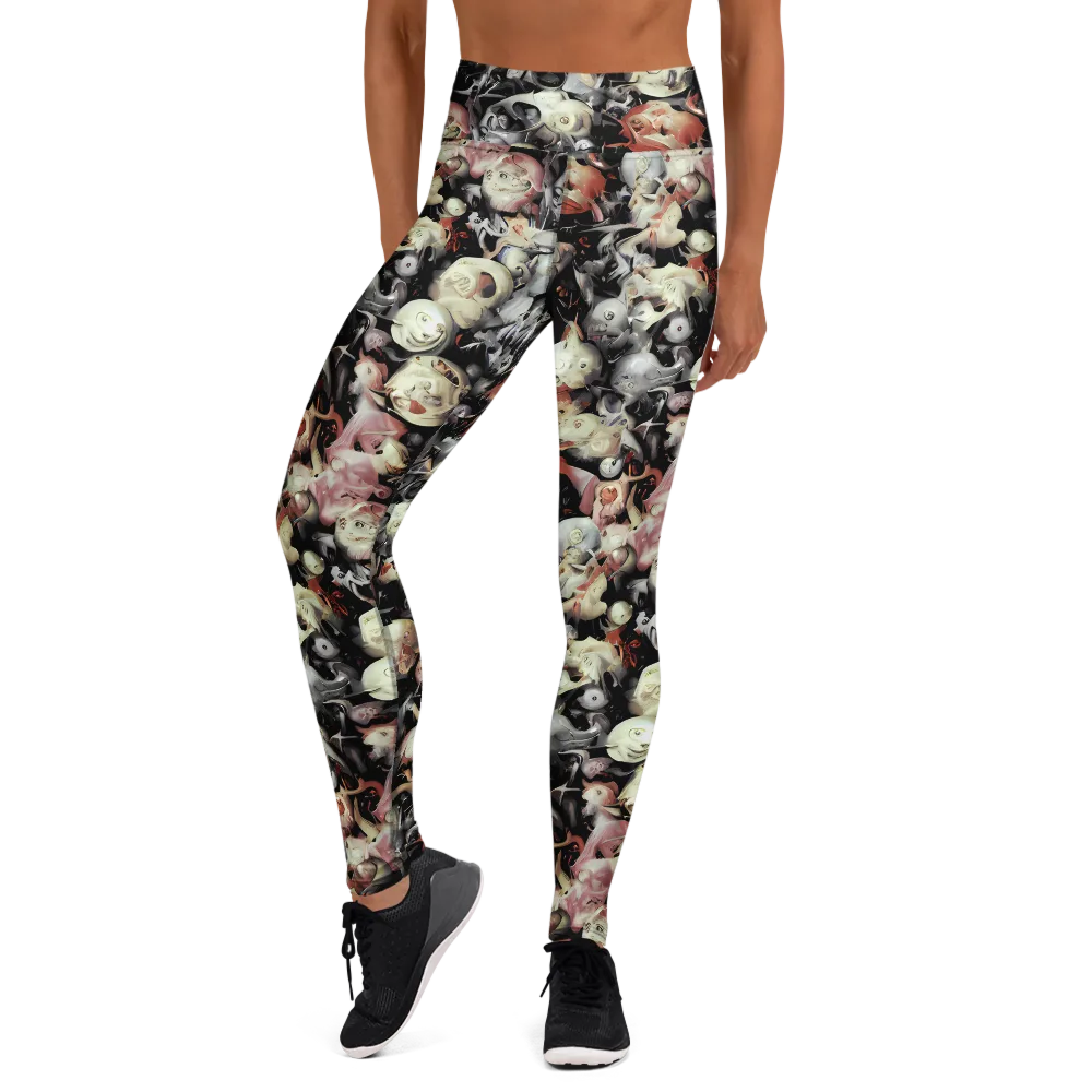 Nocturnal Oddities on Yoga Leggings — Front