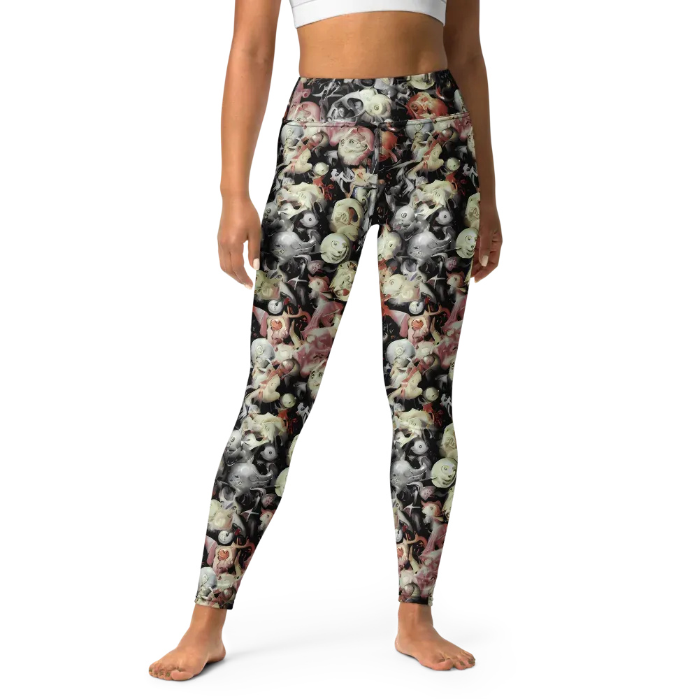 Nocturnal Oddities on Yoga Leggings — Front