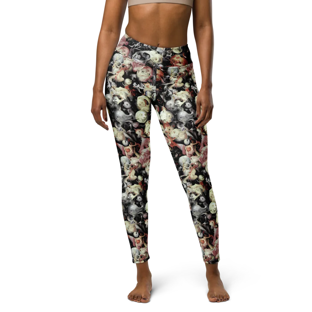 Nocturnal Oddities on Yoga Leggings — Front