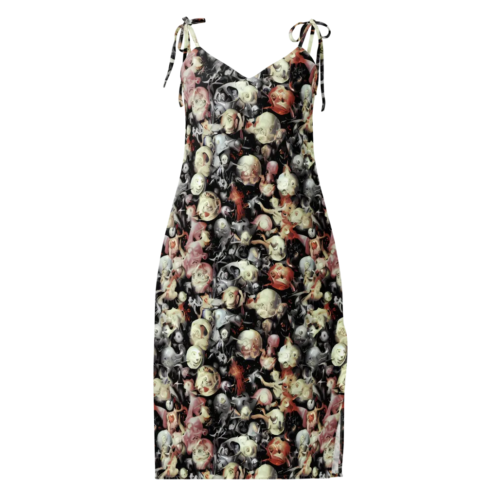 Nocturnal Oddities on Slip Dress — Front
