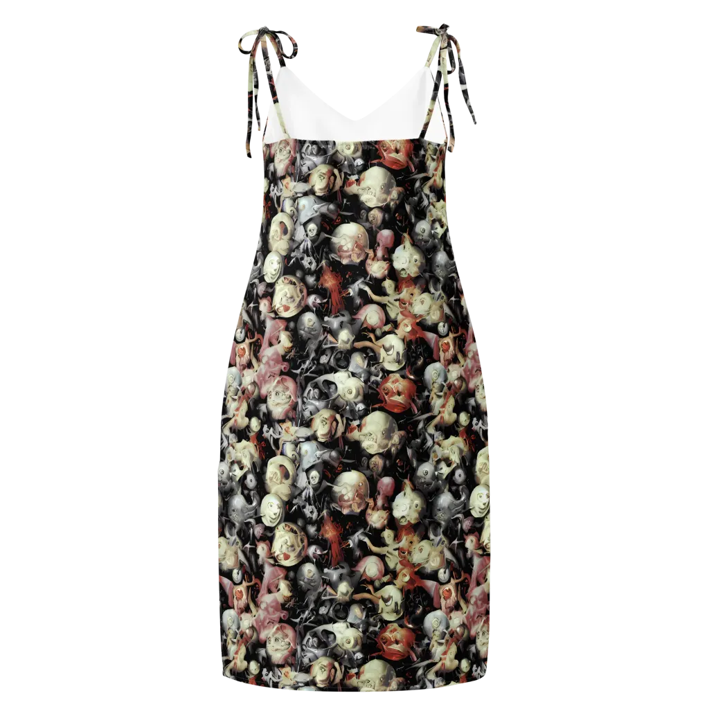 Nocturnal Oddities on Slip Dress — Back