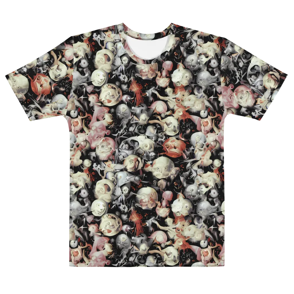 Nocturnal Oddities on Men's Cotton Crew Neck T-Shirt — Front