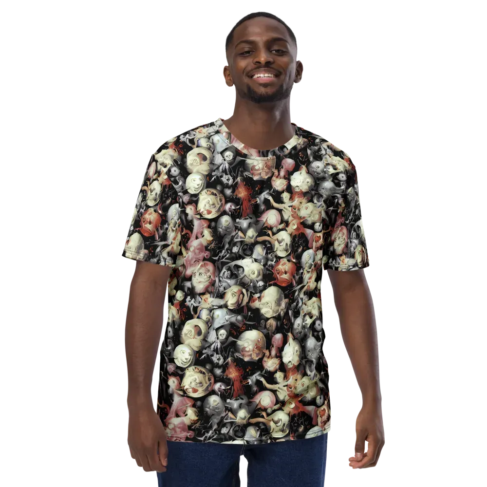Nocturnal Oddities on Men's Crew Neck T-Shirt — Front