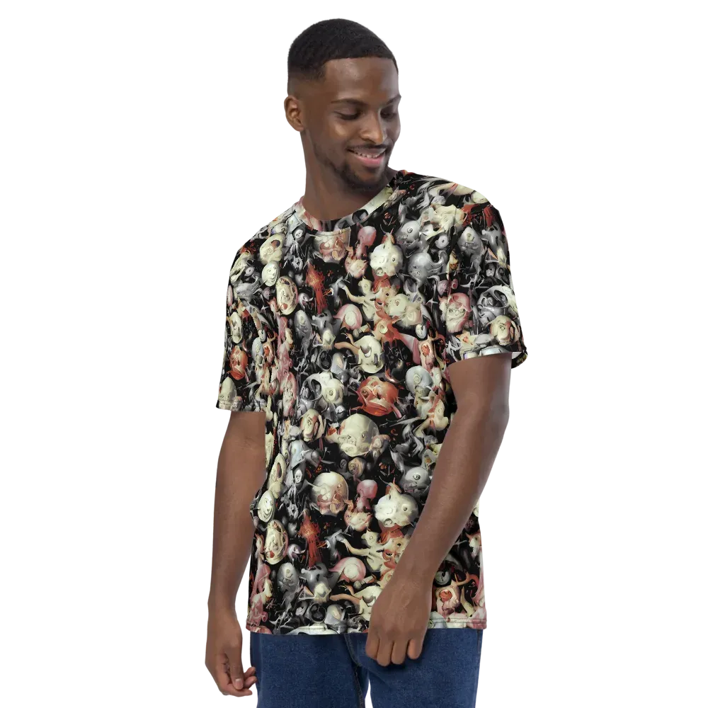 Nocturnal Oddities on Men's Crew Neck T-Shirt — Left