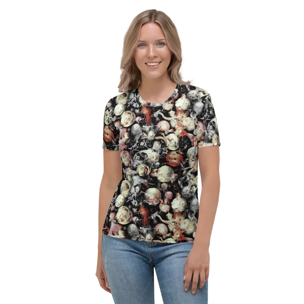 Nocturnal Oddities on Women's Crew Neck T-Shirt — Front