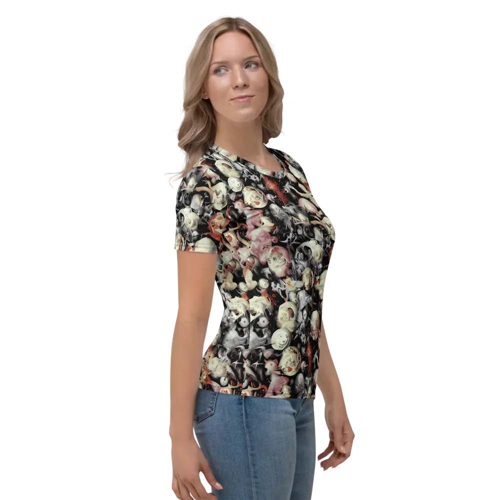 Nocturnal Oddities on Women's Crew Neck T-Shirt — Right