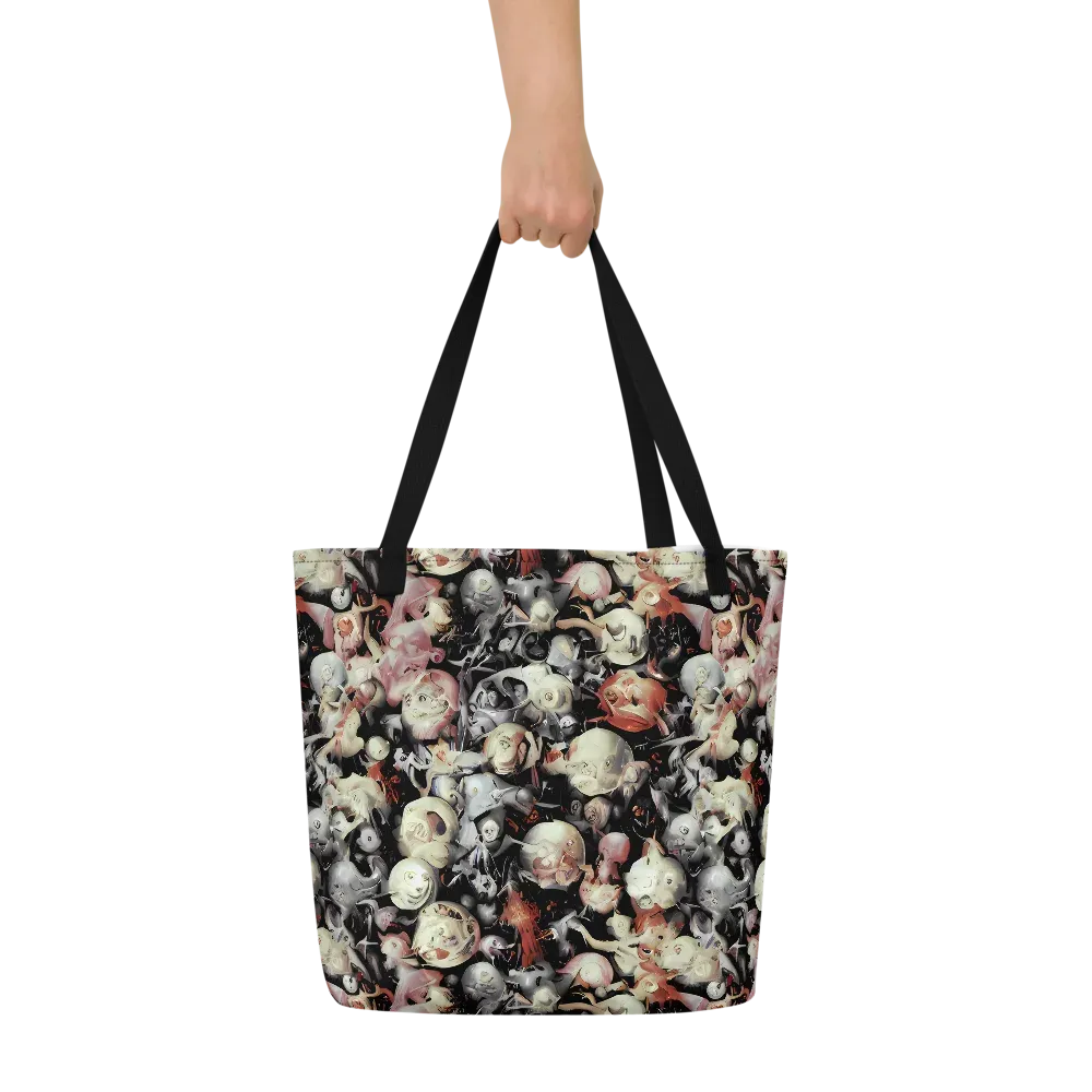 Nocturnal Oddities on Large Tote Bag W/ Pocket — Front