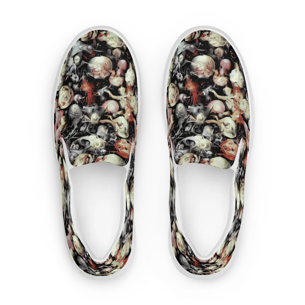 Nocturnal Oddities on Women's Slip-On Canvas Shoes — Front