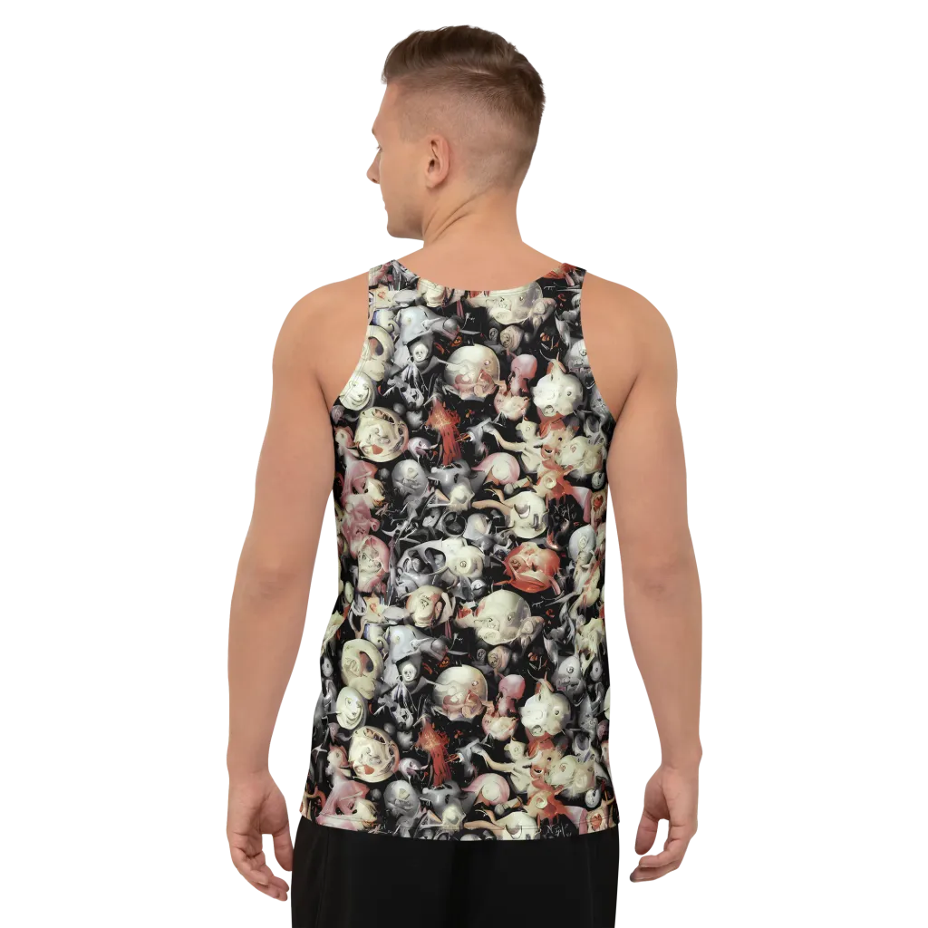 Nocturnal Oddities on Men's Tank Top — Back