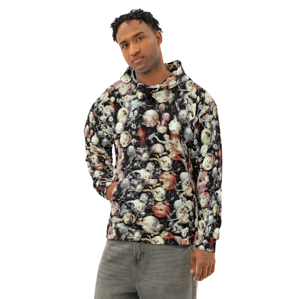 Nocturnal Oddities on Cotton Hoodie — Left Front
