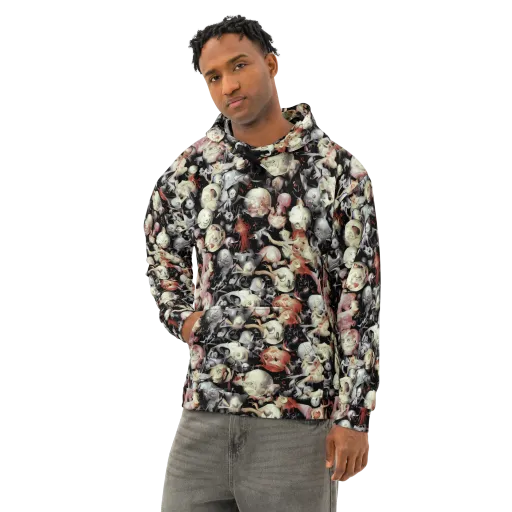 Nocturnal Oddities on a Cotton Hoodie